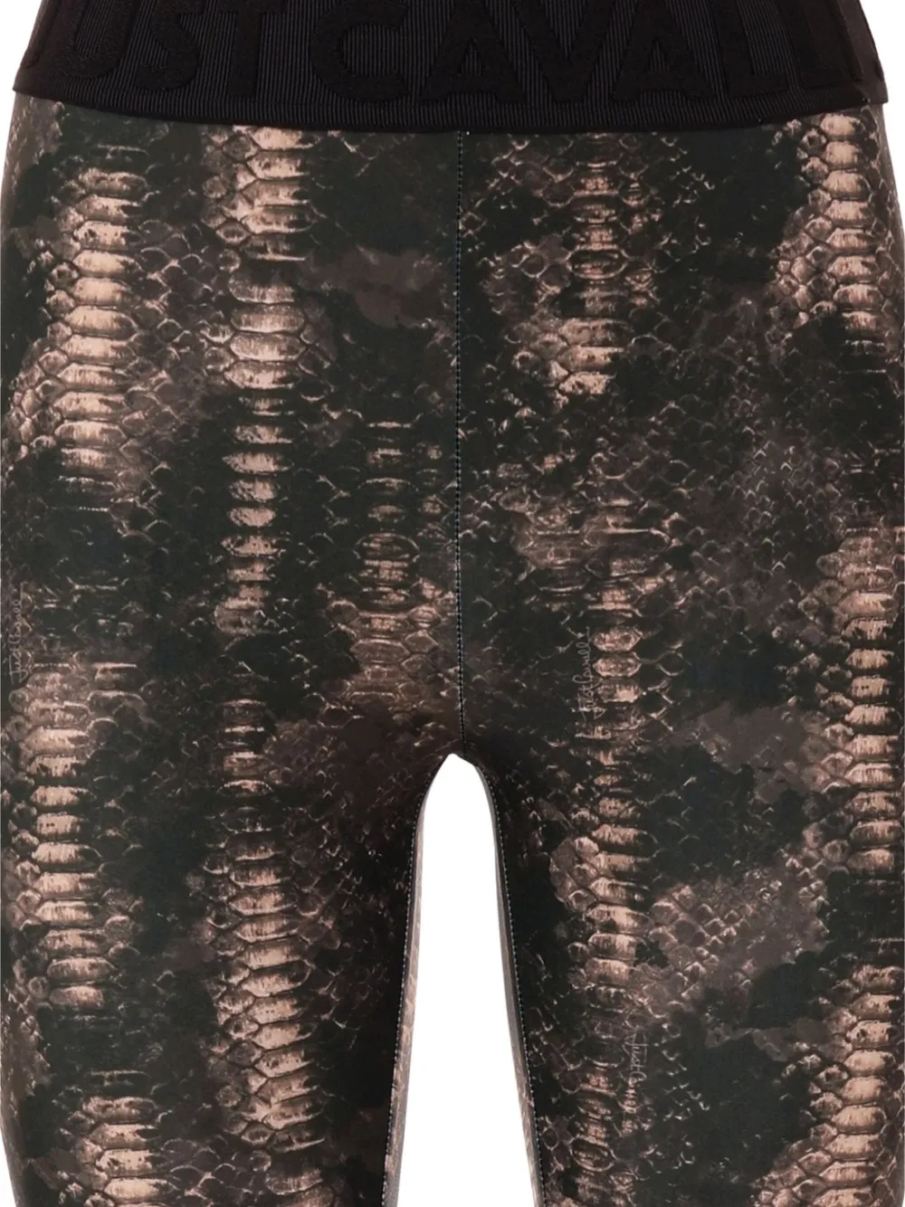 Just Cavalli Snakeskin-print Leggings In Animal Print