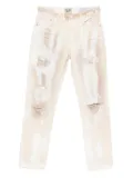 GALLERY DEPT. paint-splatter distressed jeans - Neutrals
