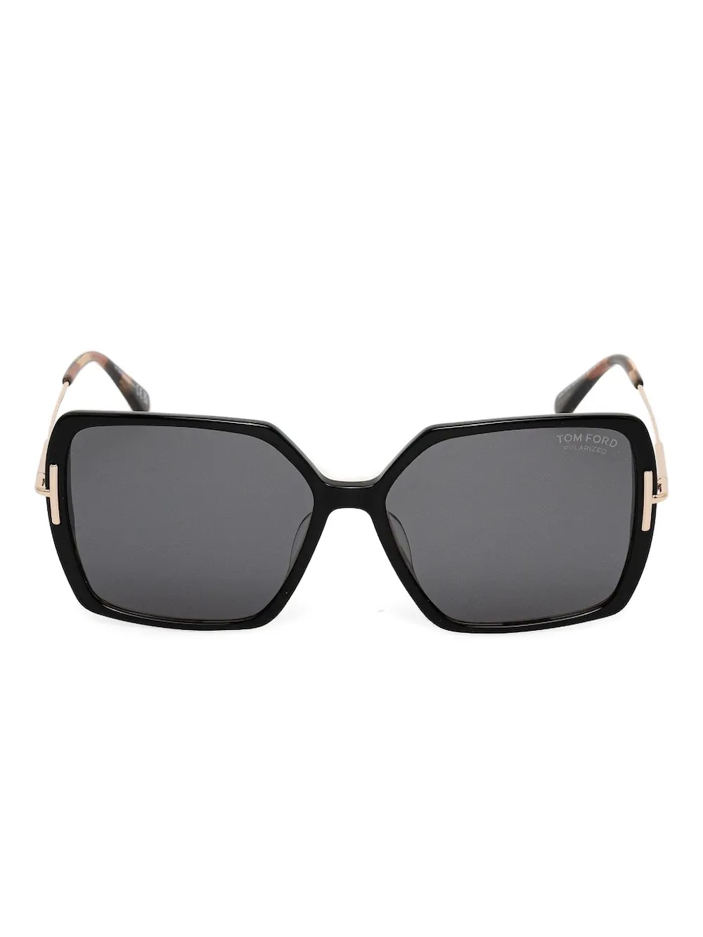 Saint Laurent Eyewear Zonnebril met geometrisch montuur Zwart