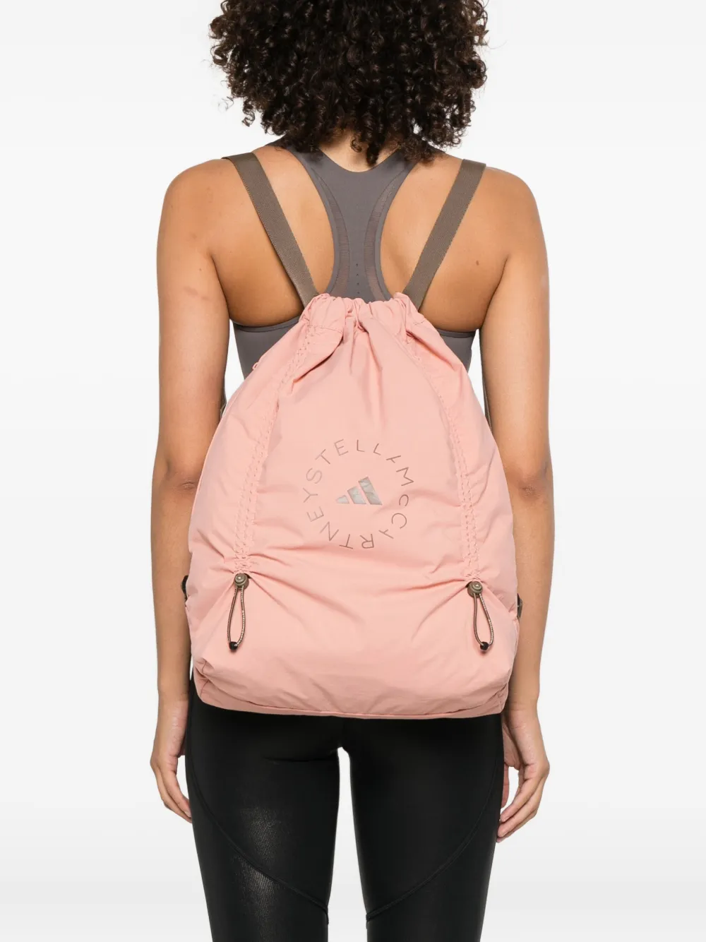 Adidas by Stella McCartney Rugzak met trekkoord - Roze