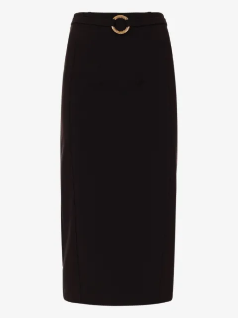 Just Cavalli ring-detail pencil midi skirt