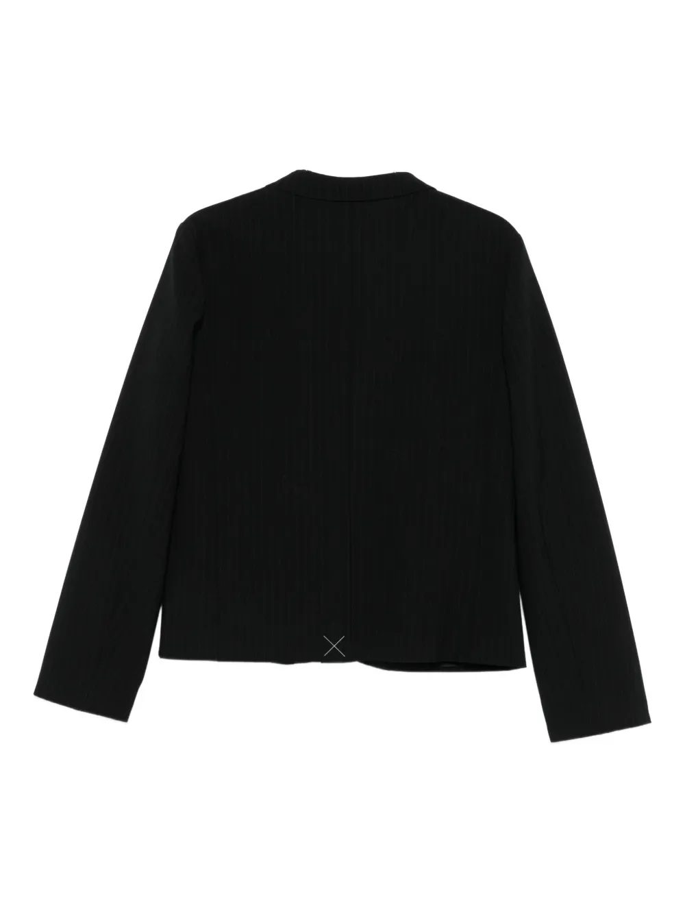 N°21 Pinstripe Three-button Blazer In Black