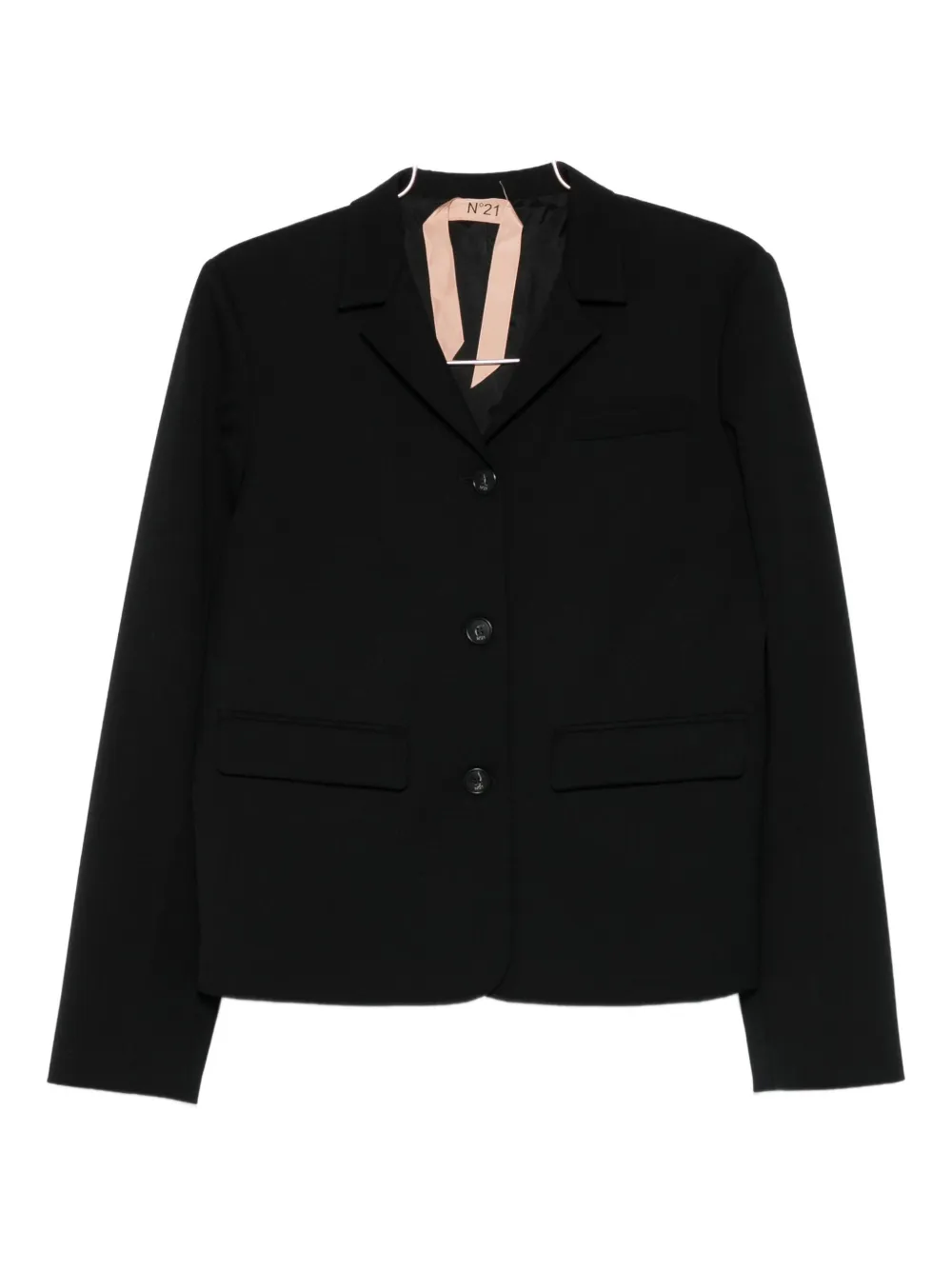 N°21 Buttoned Jacket In Black