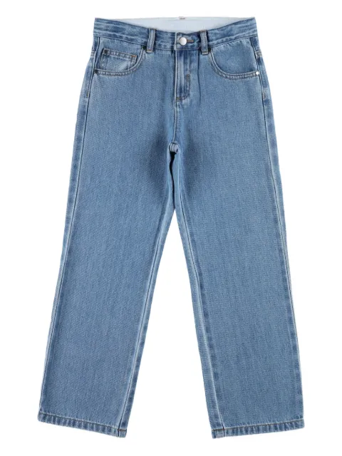 Stella McCartney Kids logo-plaque jeans