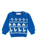Bobo Choses farm animal-pattern jumper - Blue