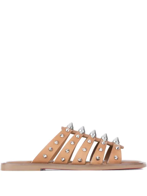 Christian Louboutin Charja studded leather flat sandals