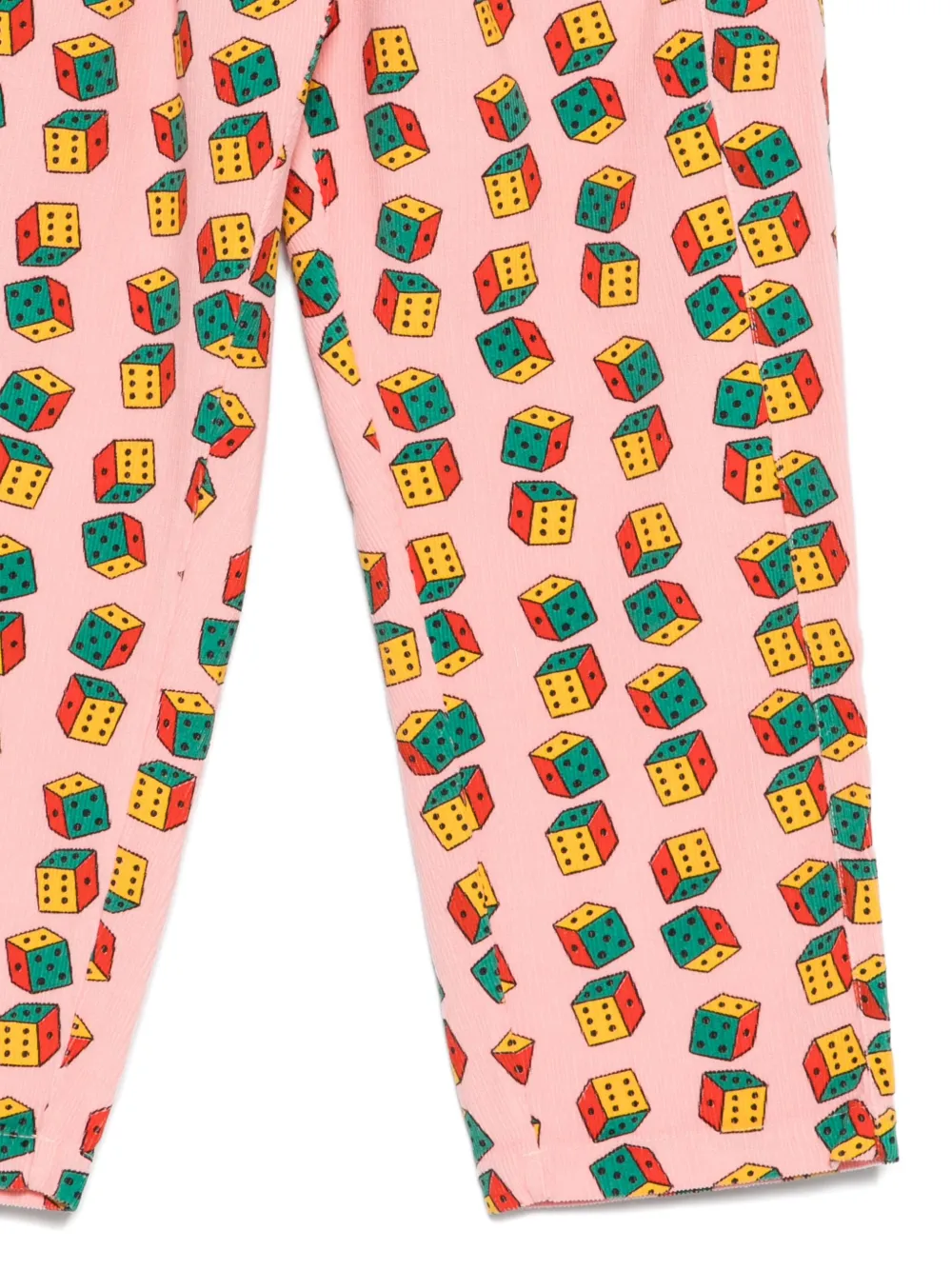 Bobo Choses Broek met dobbelsteenprint Roze