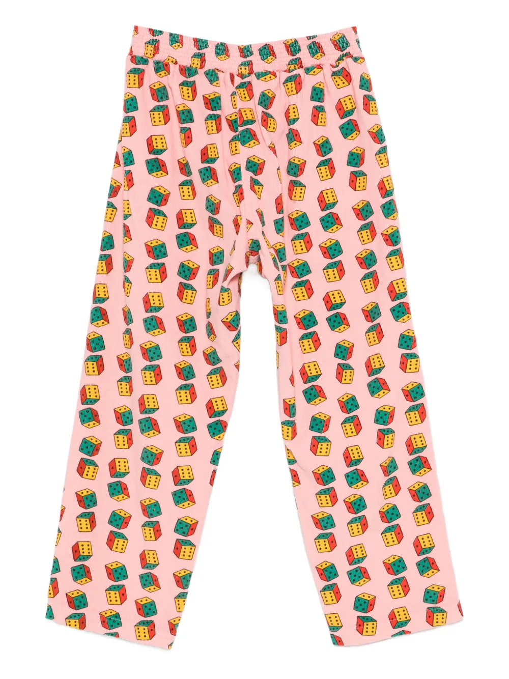 Bobo Choses Broek met dobbelsteenprint Roze