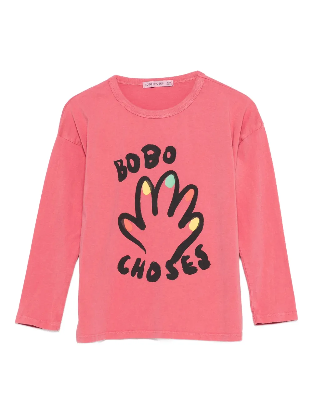 Bobo Choses printed T-shirt Roze