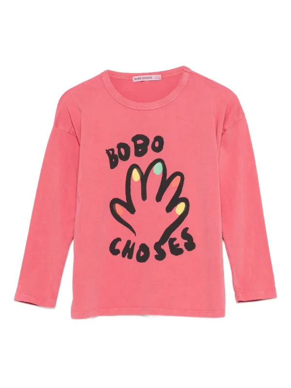 Bobo Choses Printed T-shirt Pink FARFETCH JO