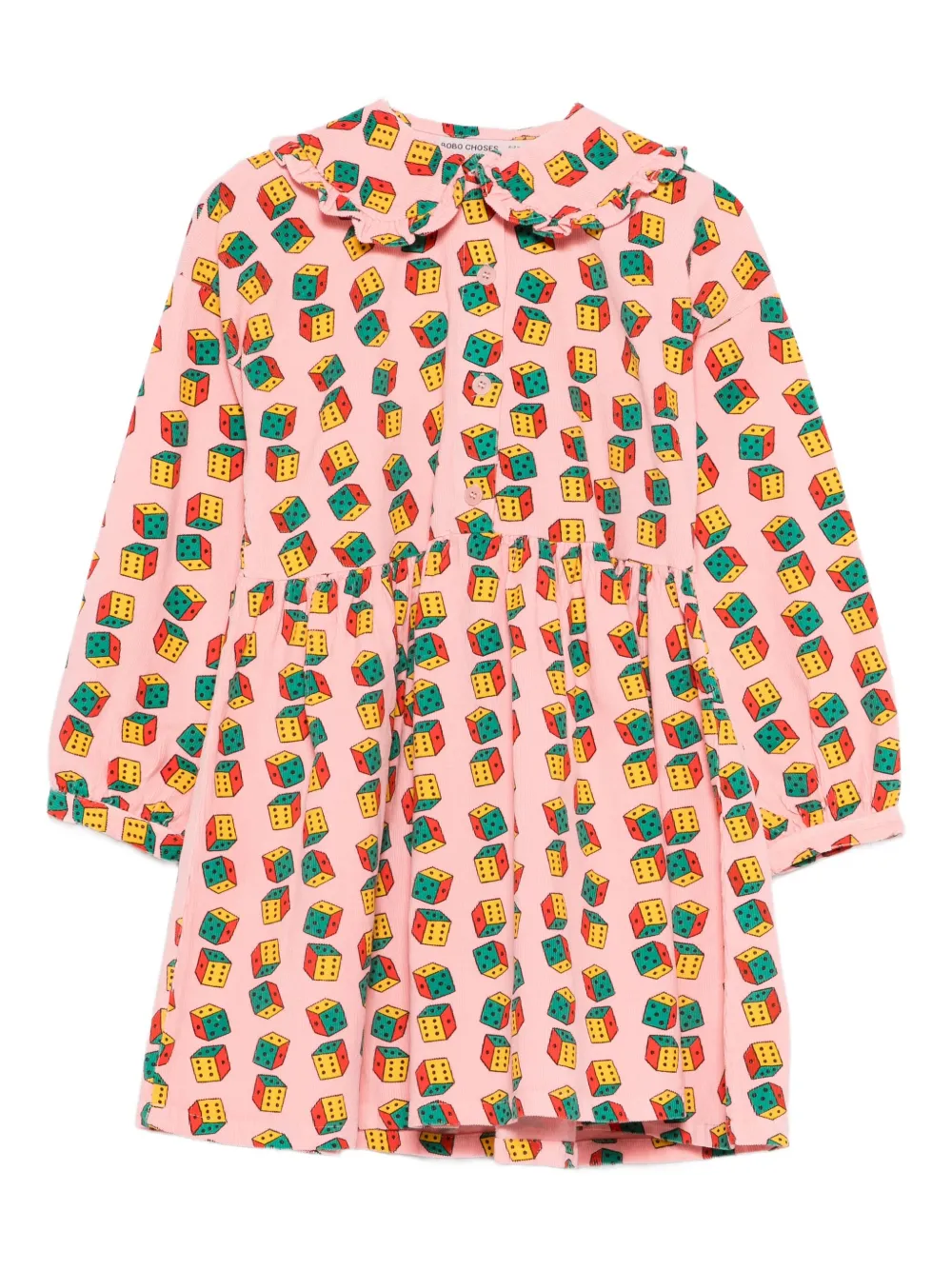 Bobo Choses dice-print dress Roze