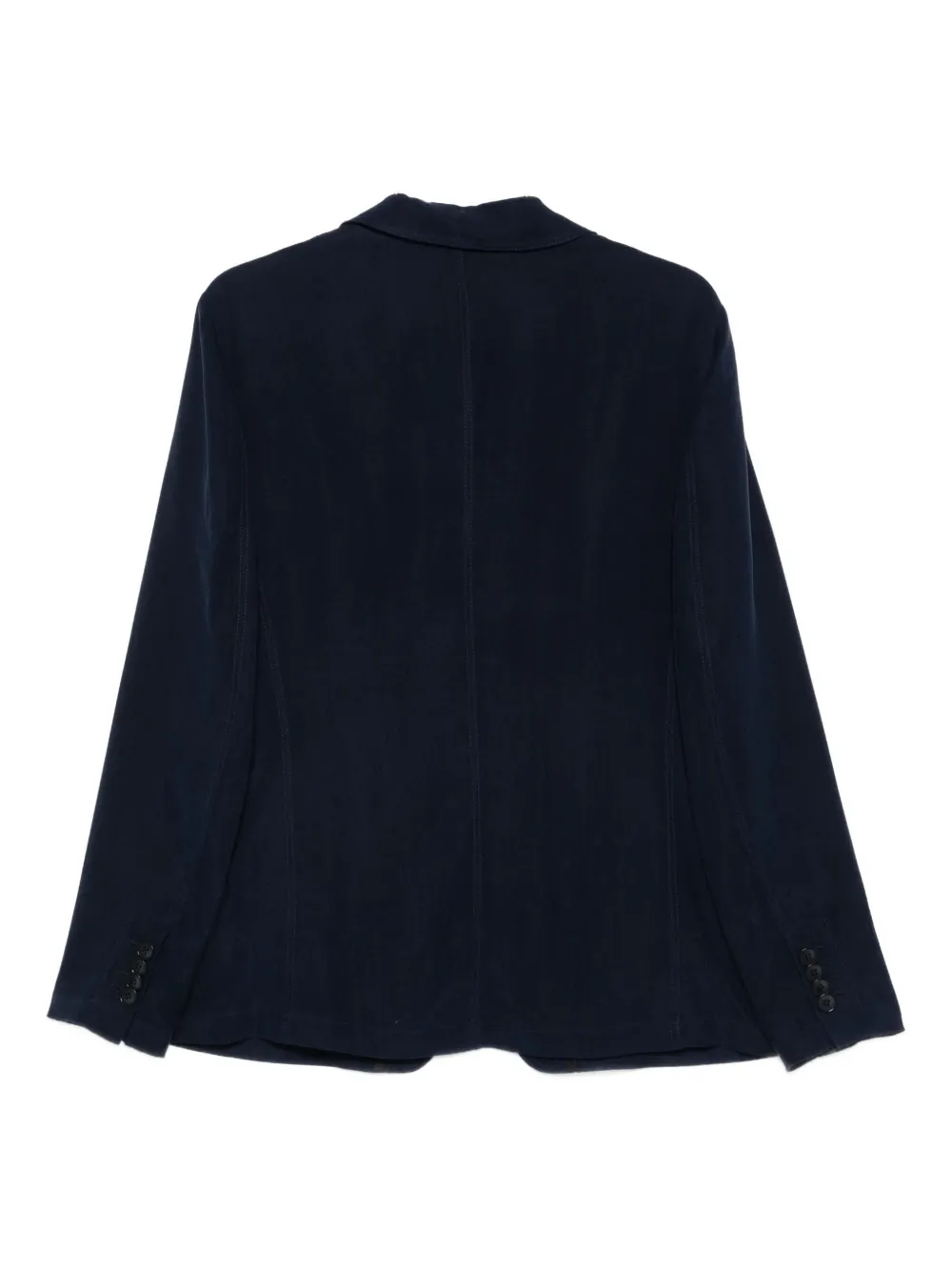 Giorgio Armani Blazer met enkele rij knopen Blauw