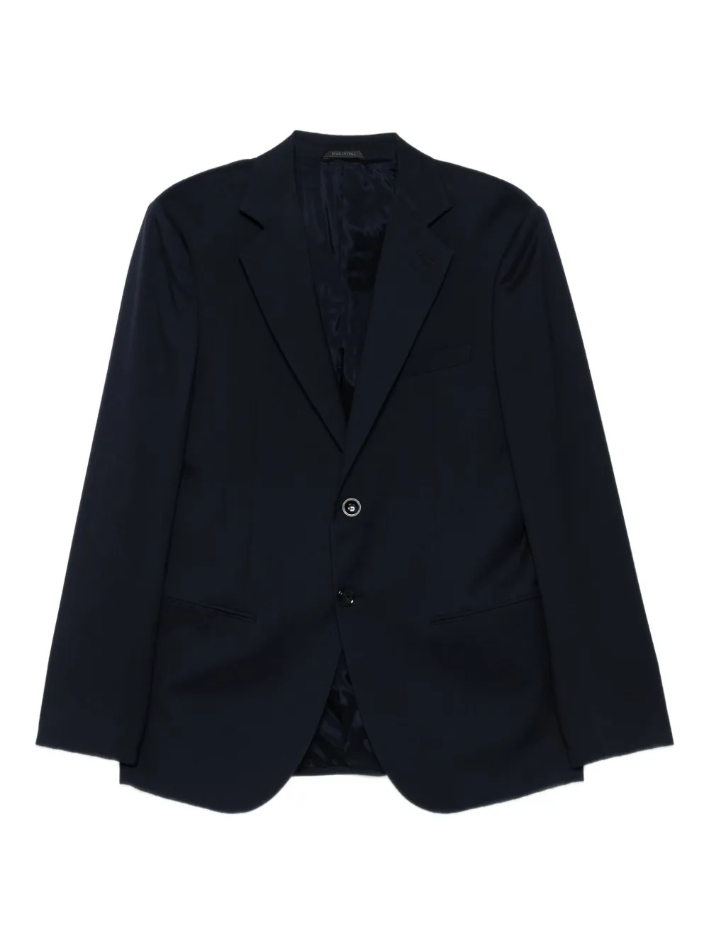 Giorgio Armani single-breasted blazer - ブルー Giorgio Armani single-breasted blazer - ブルー