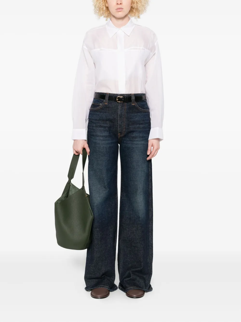 Peserico Gelaagd blouse - Wit