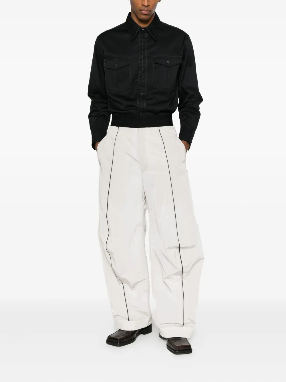 ALAINPAUL piping track pants | Sweatpants | Image 2