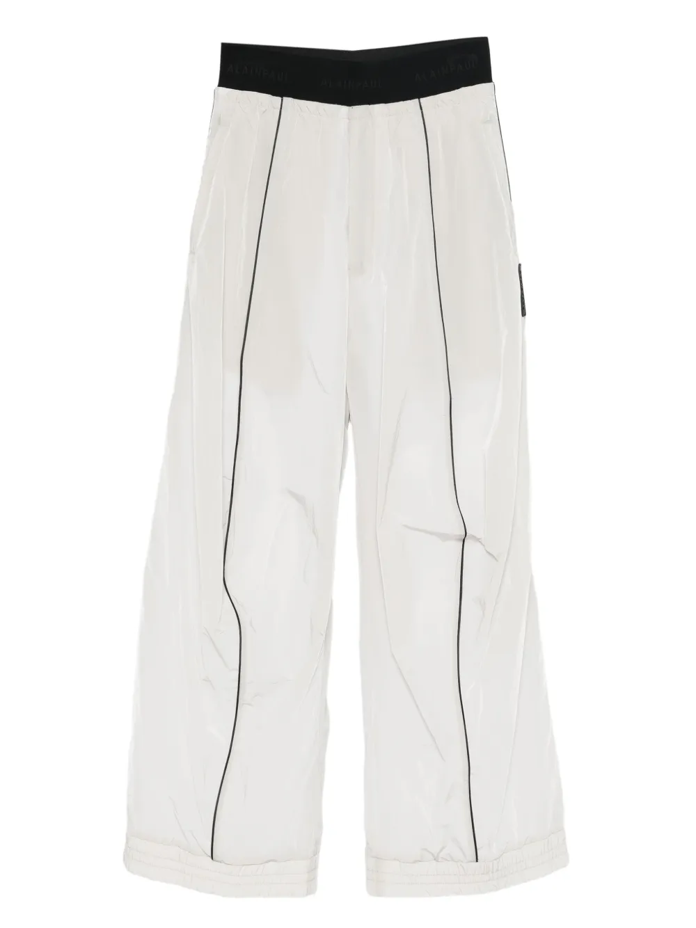 ALAINPAUL piping track pants | Grey | Image 1
