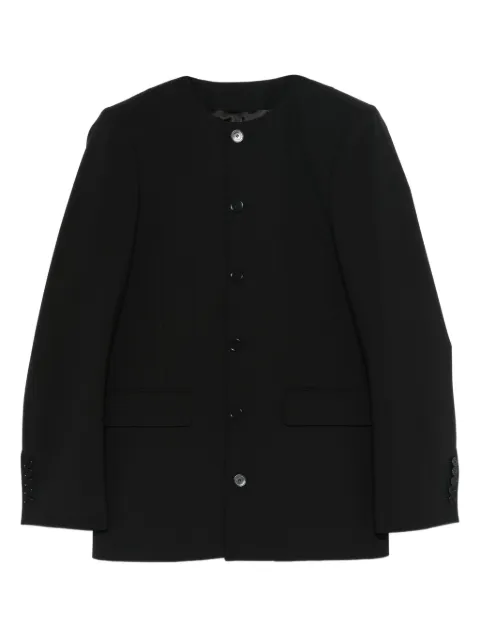 ALAINPAUL round-neck tailored jacket