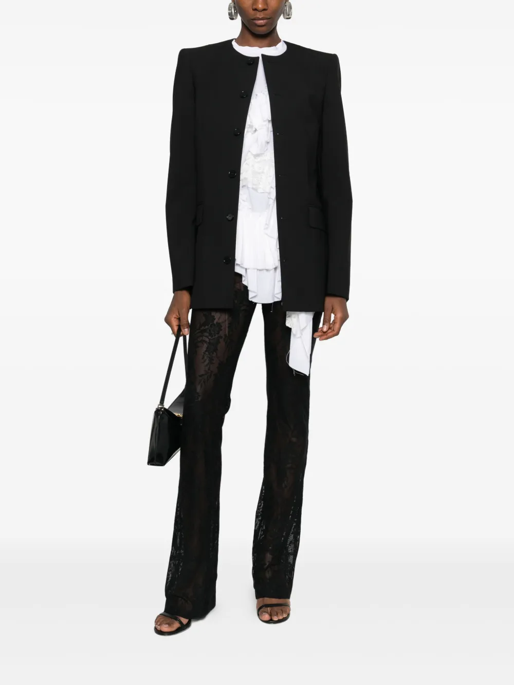 ALAINPAUL round-neck tailored jacket | Blazers | Image 2