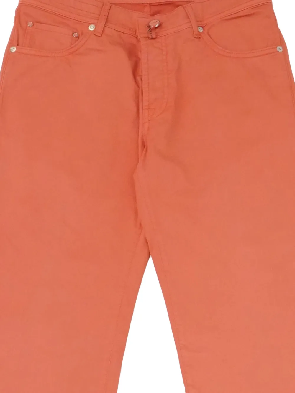 Kiton cotton trousers - Oranje