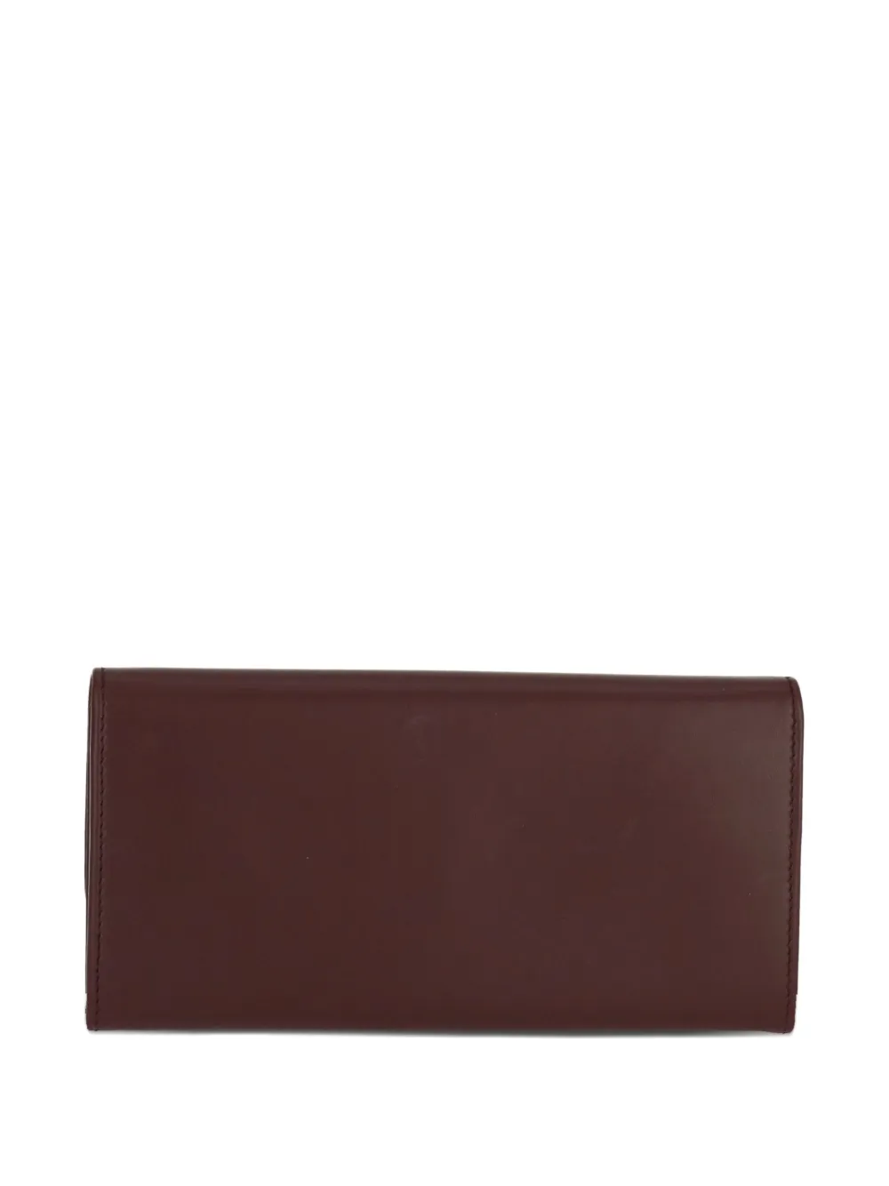 Ferragamo bow-embellished studded wallet Rood