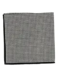 Scotch & Soda houndstooth pocket square - Black