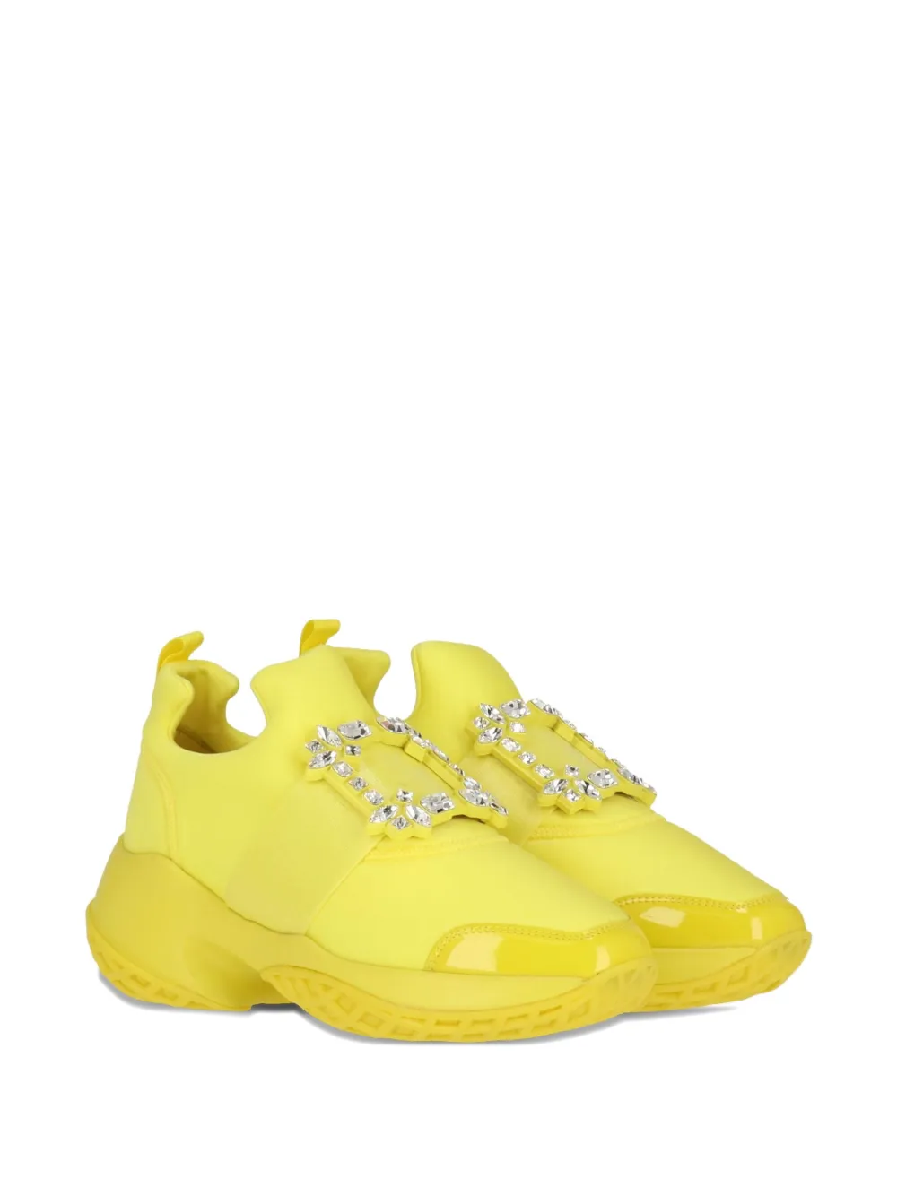 Roger Vivier Viv Run crystal-embellished sneakers | Slip-Ons | Image 2