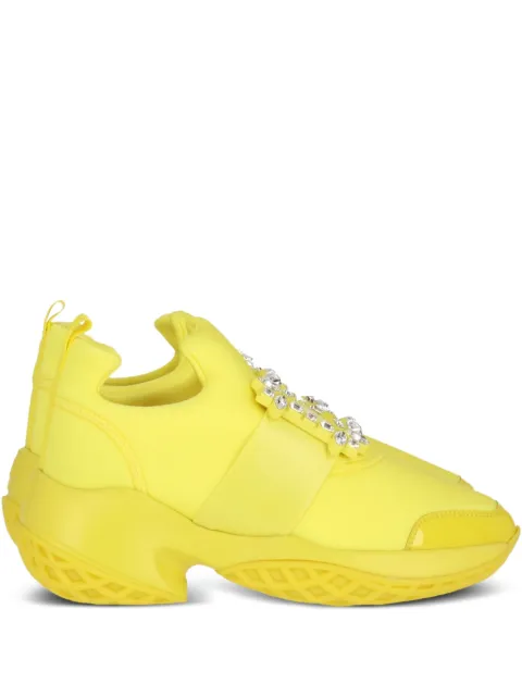 Roger Vivier Viv Run crystal-embellished sneakers