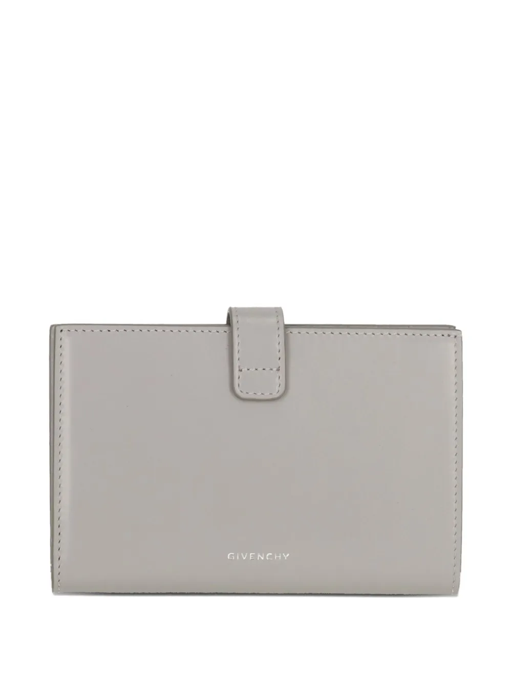 Givenchy 4G logo leather wallet Grijs
