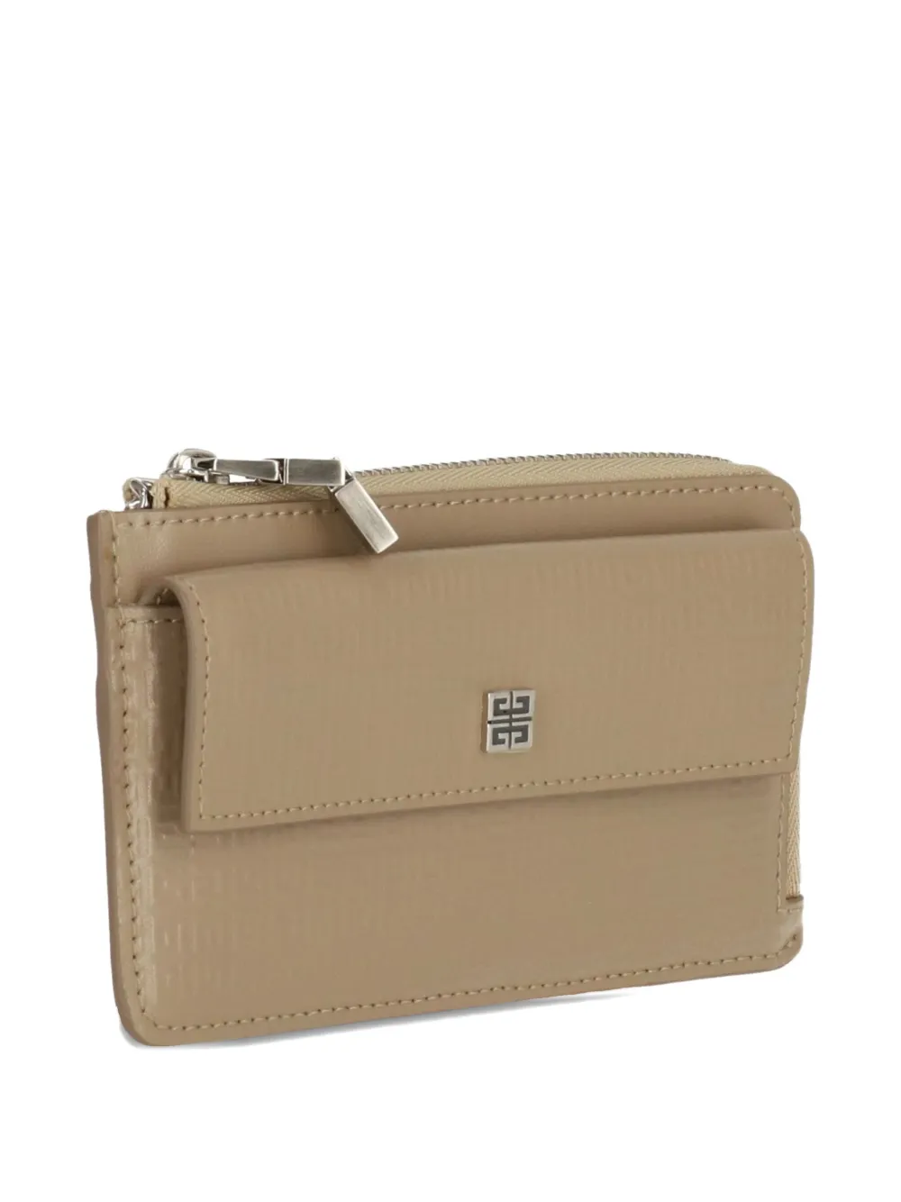 Givenchy 4G leather wallet Beige