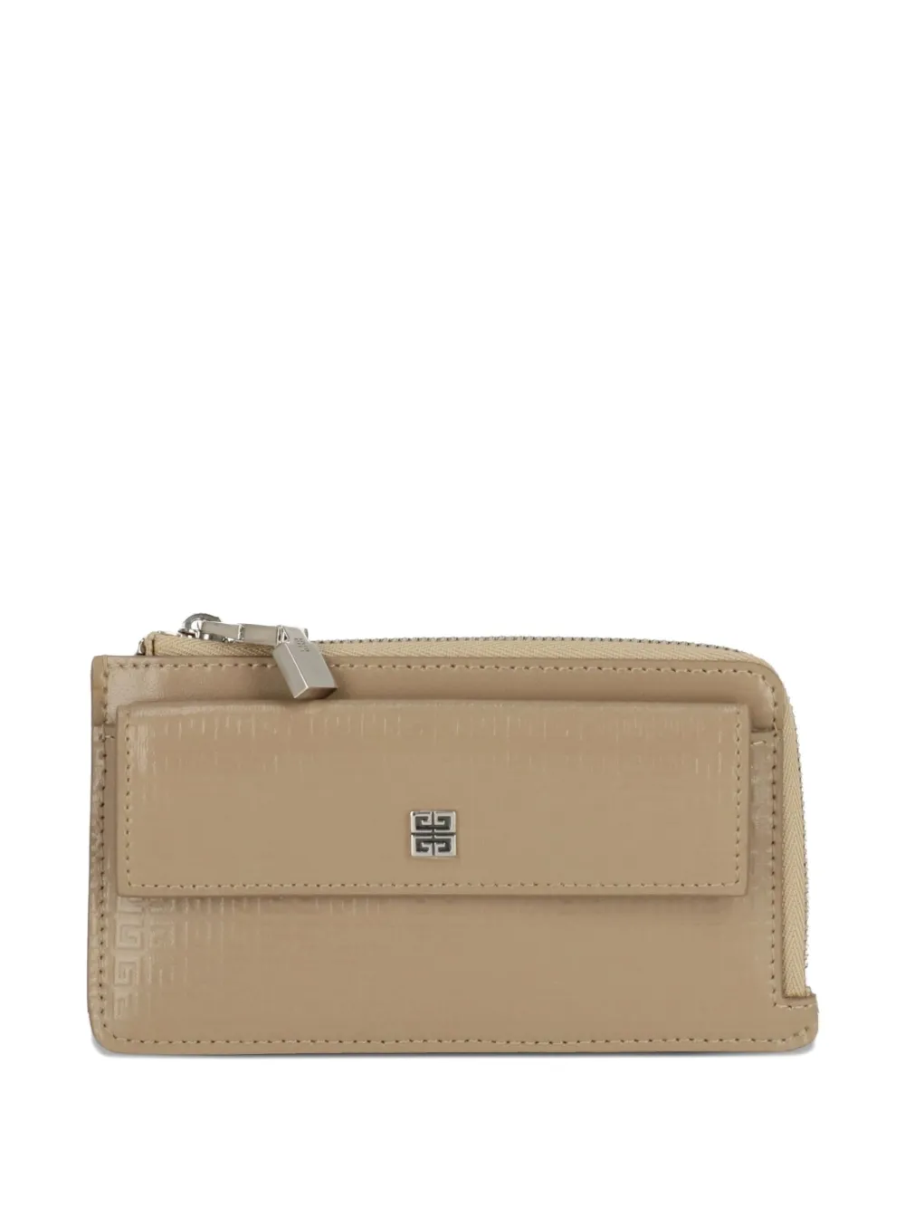Givenchy 4G leather wallet Beige