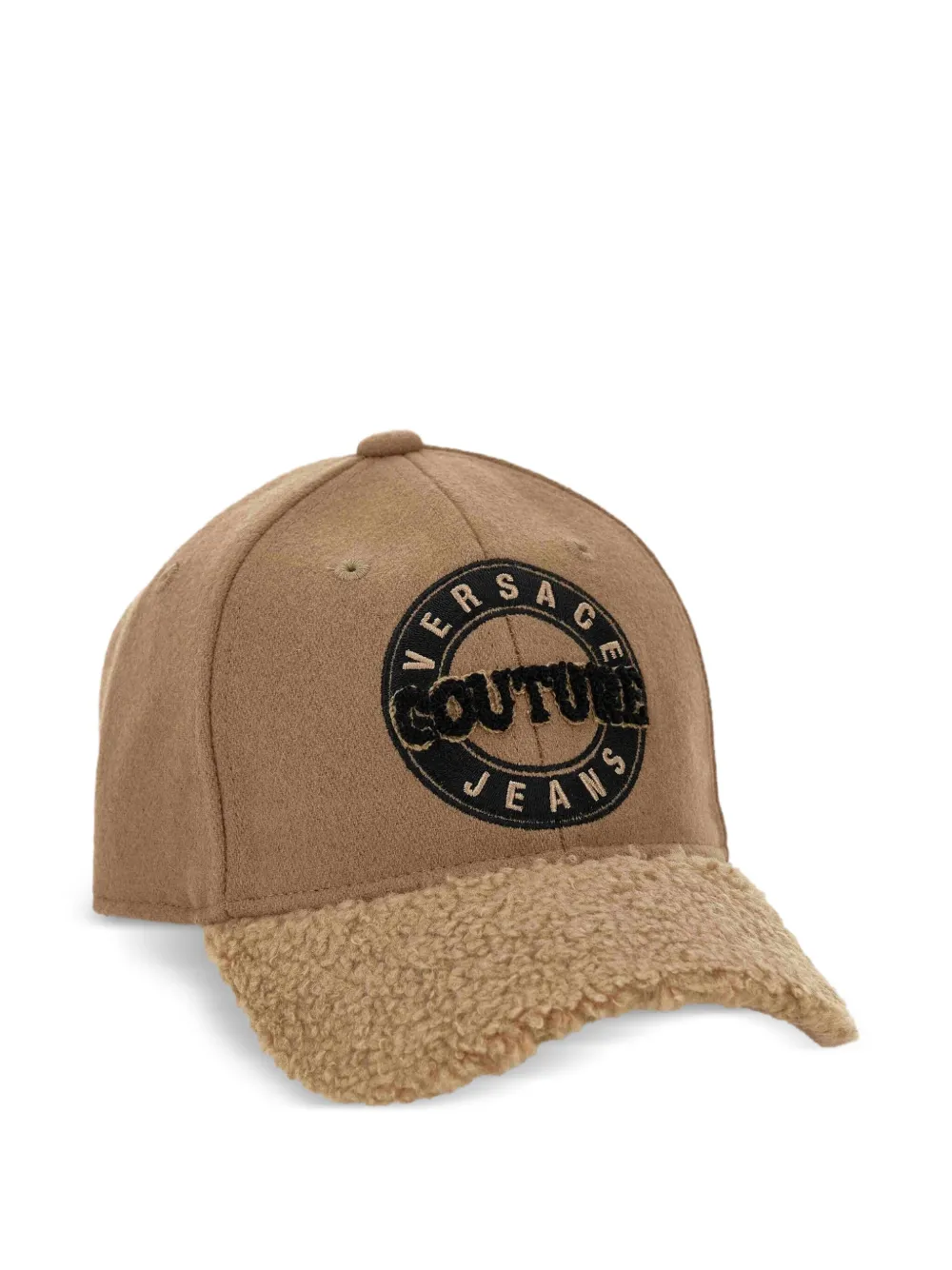 Versace Jeans Couture logo-embroidered baseball cap | Brown | Image 1