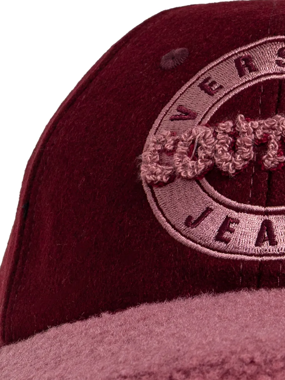 Versace Jeans Couture Honkbalpet met geborduurd logo Bruin