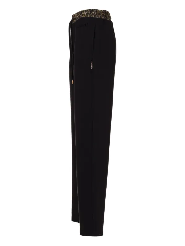 Just Cavalli レオパード パンツ | ブラック | FARFETCH JP