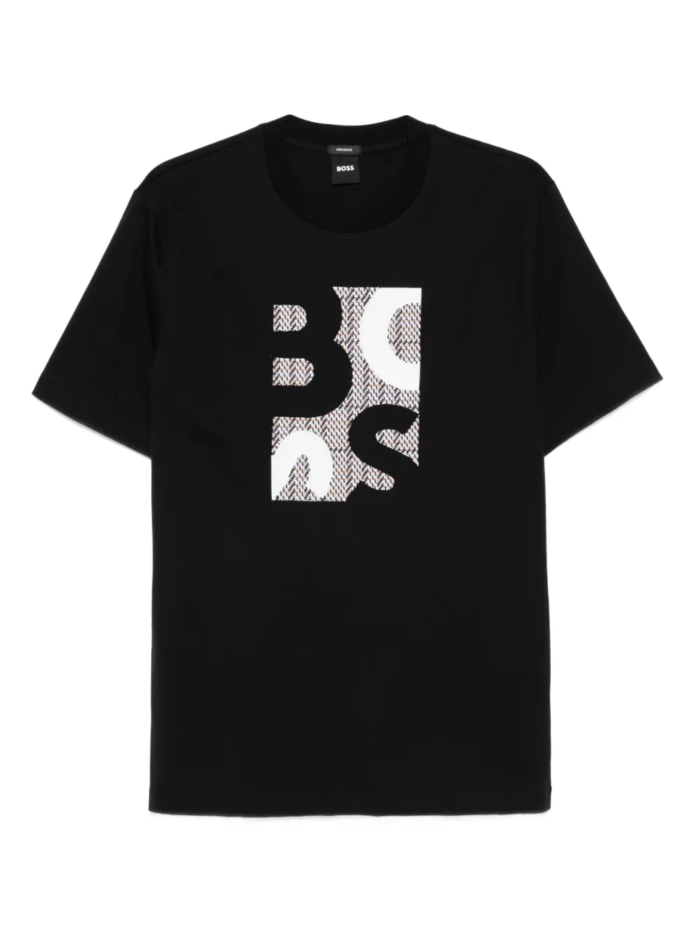 BOSS logo-detail cotton T-shirt | Black | Image 1