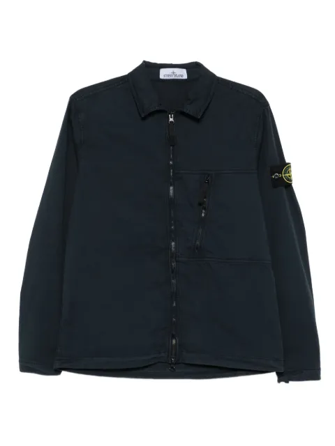 Stone Island zip-fastening pocket shirt jacket