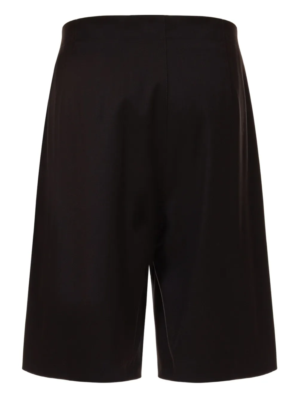 Just Cavalli Pleated Button Shorts In Black