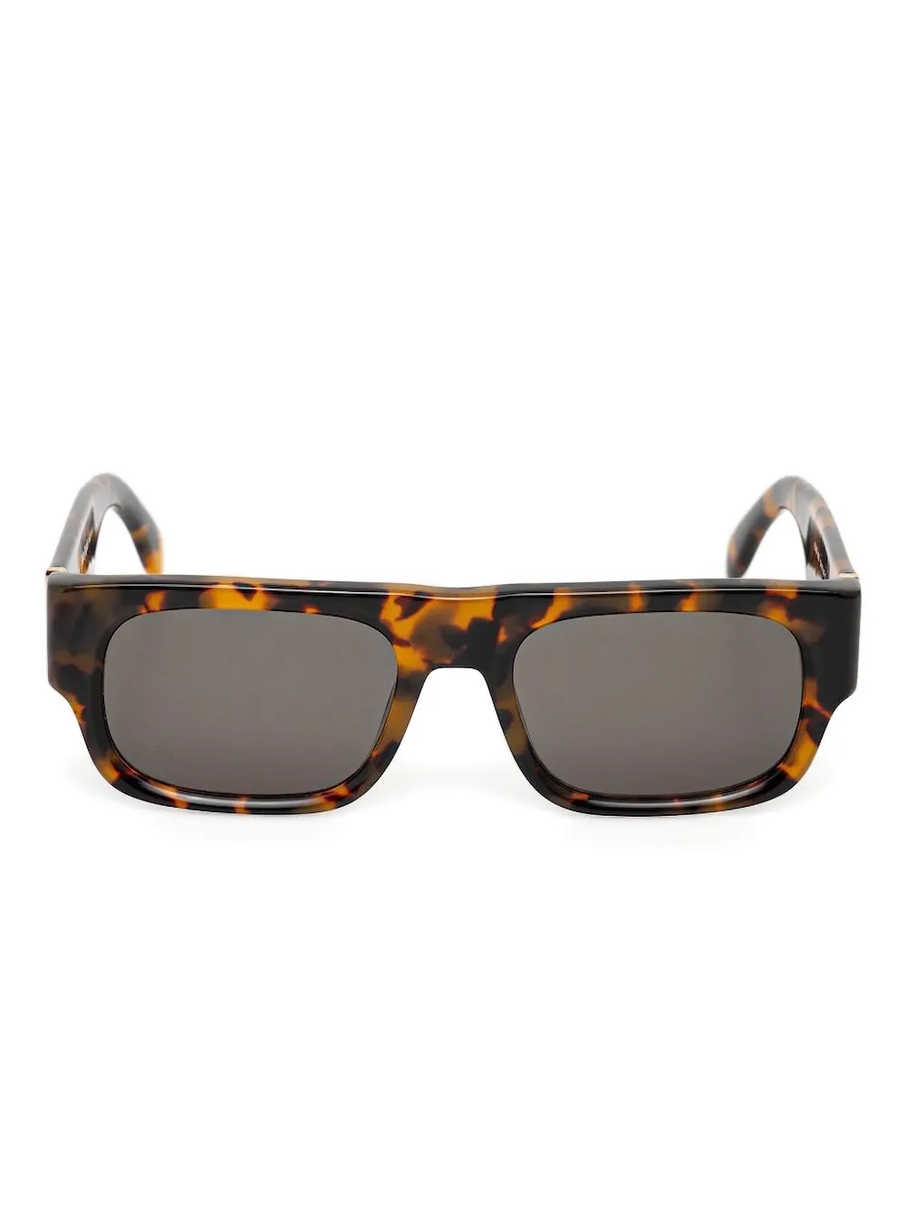Palm Angels Eyewear Zonnebril met schildpadschild-effect Bruin