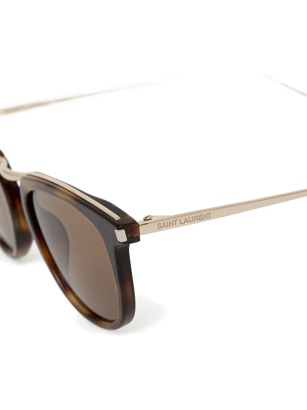 Saint Laurent Eyewear tortoiseshell sunglasses Bruin