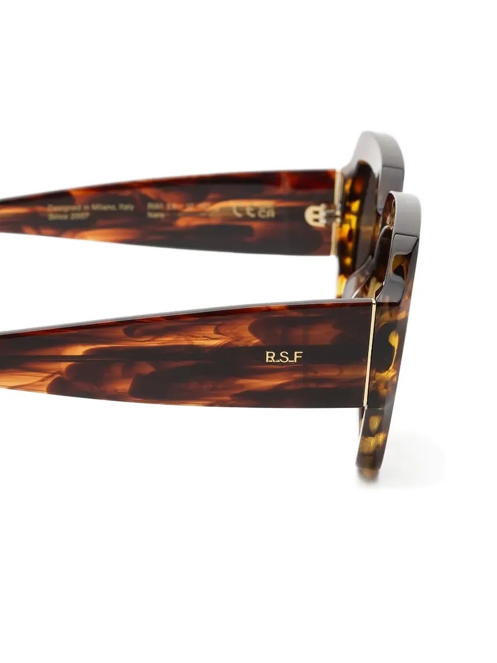 Retrosuperfuture geometric tortoiseshell sunglasses Bruin