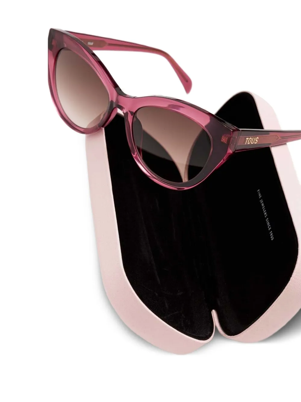 TOUS Butterfly zonnebril met cat-eye montuur Roze