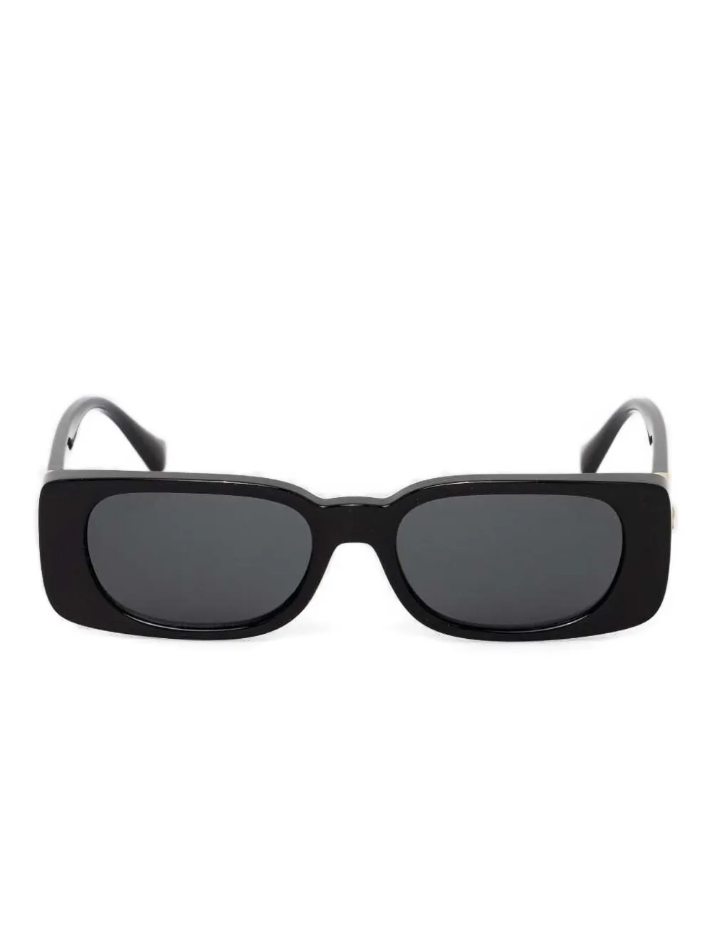 Versace Eyewear Zonnebril met rechthoekig montuur Zwart