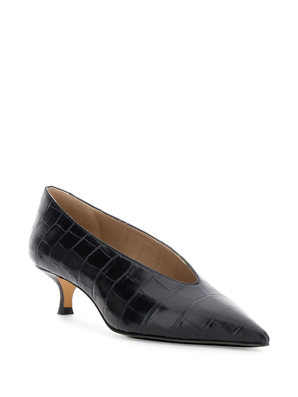 Le Monde Beryl 40mm Babouche crocodile-effect pumps | Heeled Pumps | Image 2
