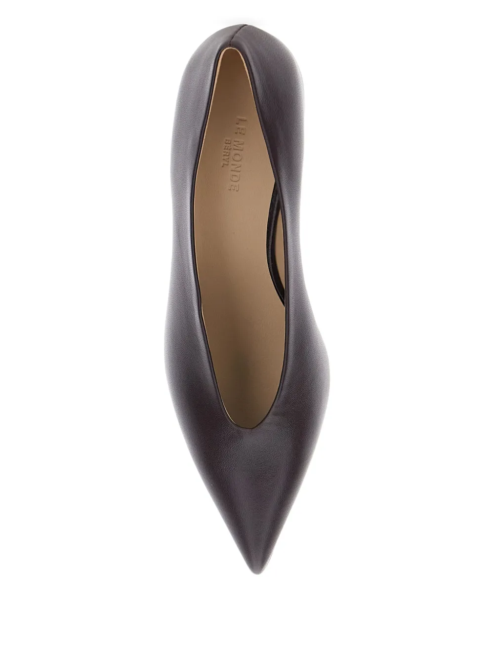 Le Monde Beryl 40mm Babouche pointed-toe pumps Purple
