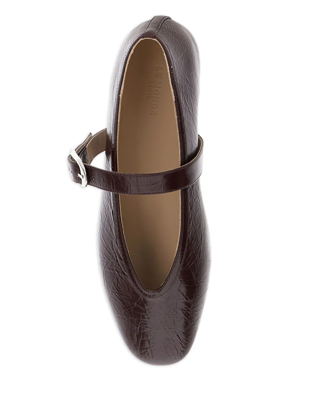 Le Monde Beryl Mary Jane Ballet Flats In Brown