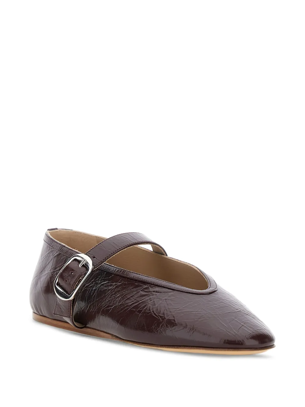 Le Monde Beryl Mary Jane Ballet Flats In Brown