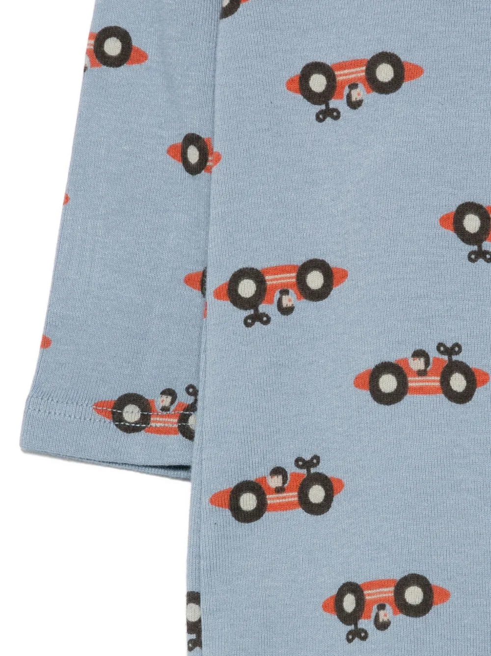 Bobo Choses Car-print Babygrow (set Of Three) In Blue