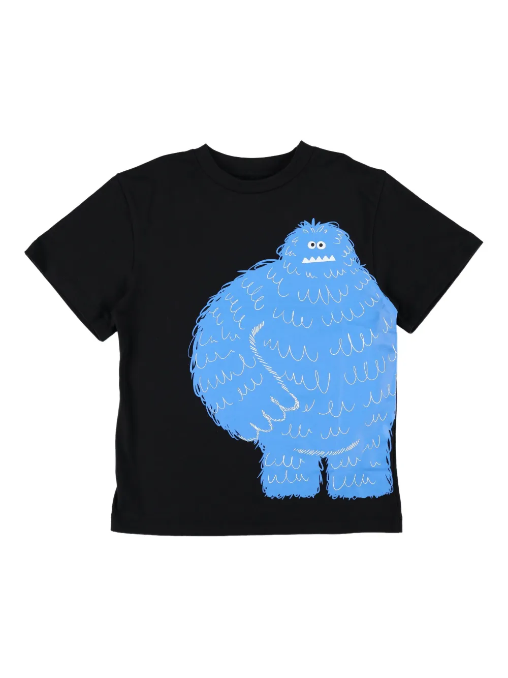 Stella McCartney Kids T-shirt met print Zwart