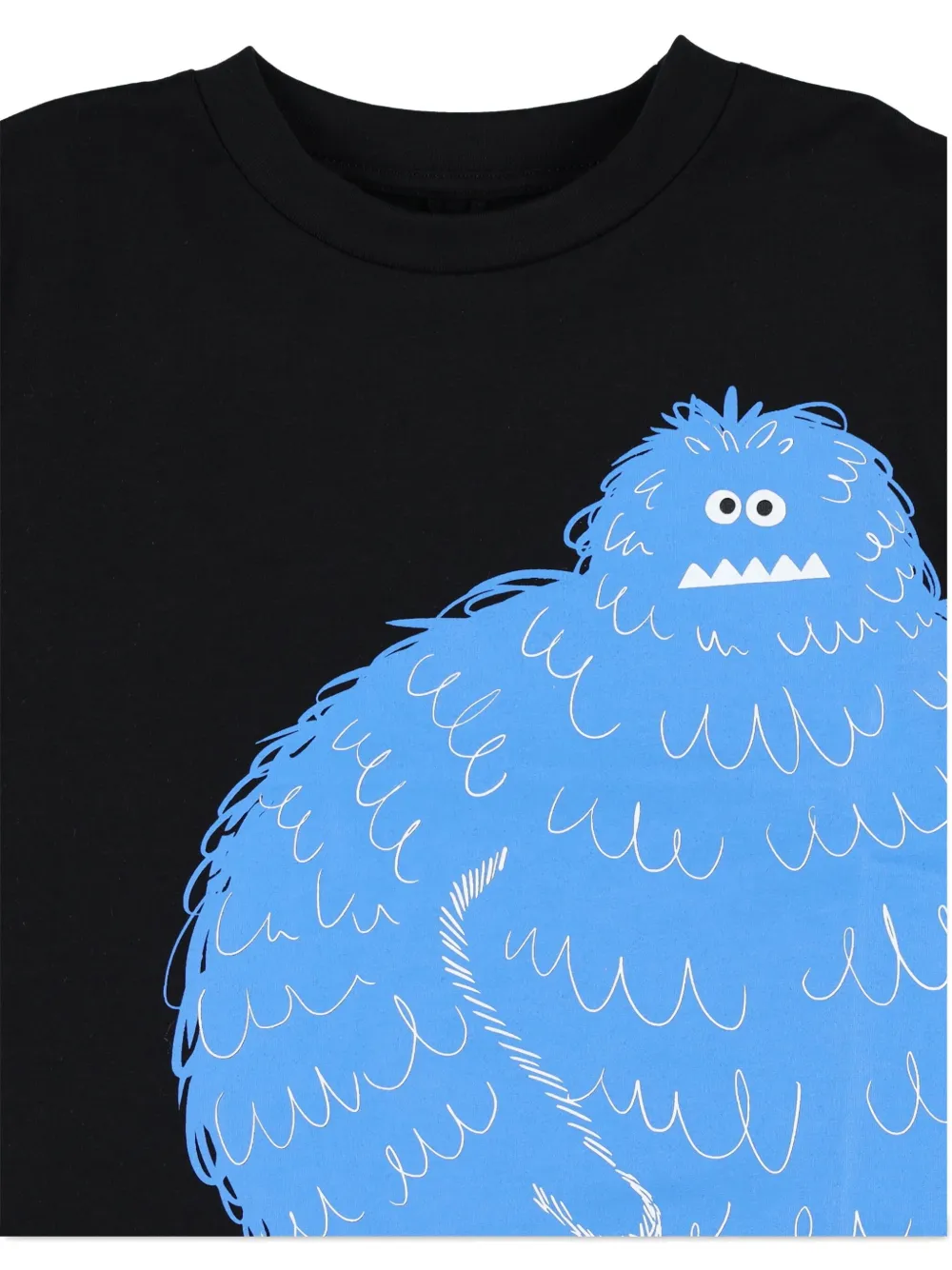 Stella McCartney Kids T-shirt met print Zwart