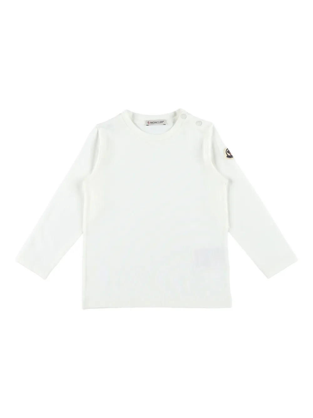 Moncler Enfant Twee Teddy fleece tuinbroeken Beige