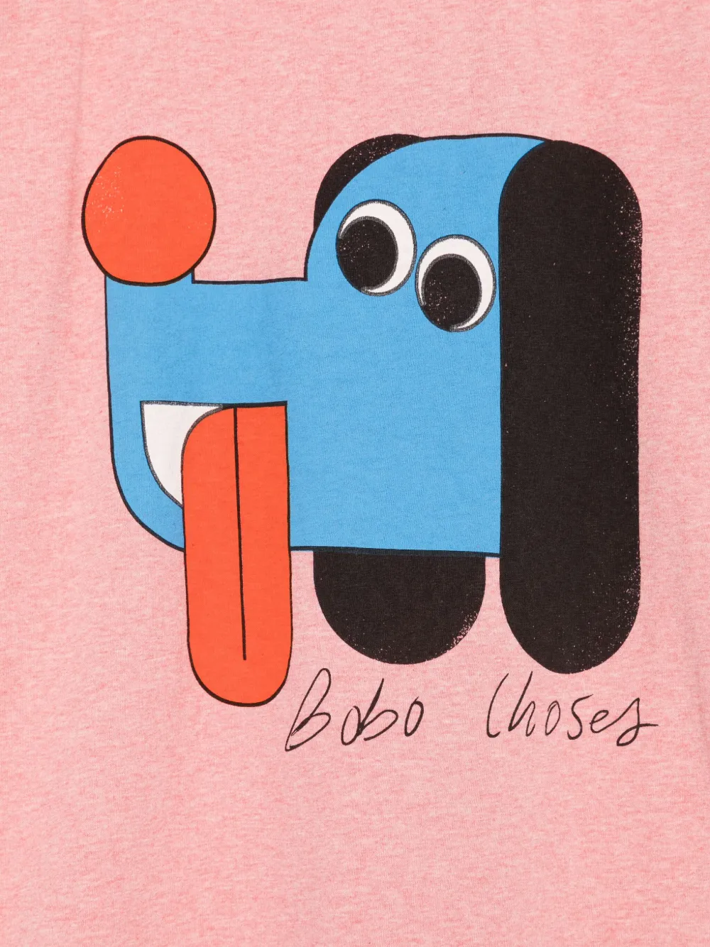 Bobo Choses T-shirt met hondenprint Rood